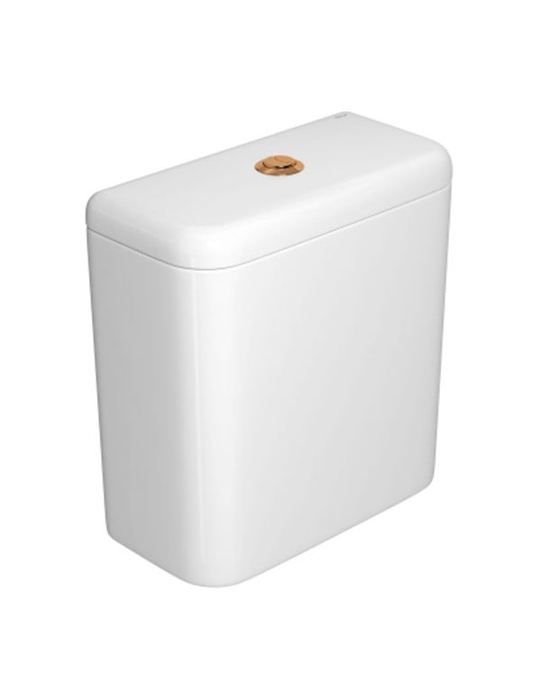 Caixa Acoplada Dual Flux (3 E 6L) Carrara/Nuova Deca Botao